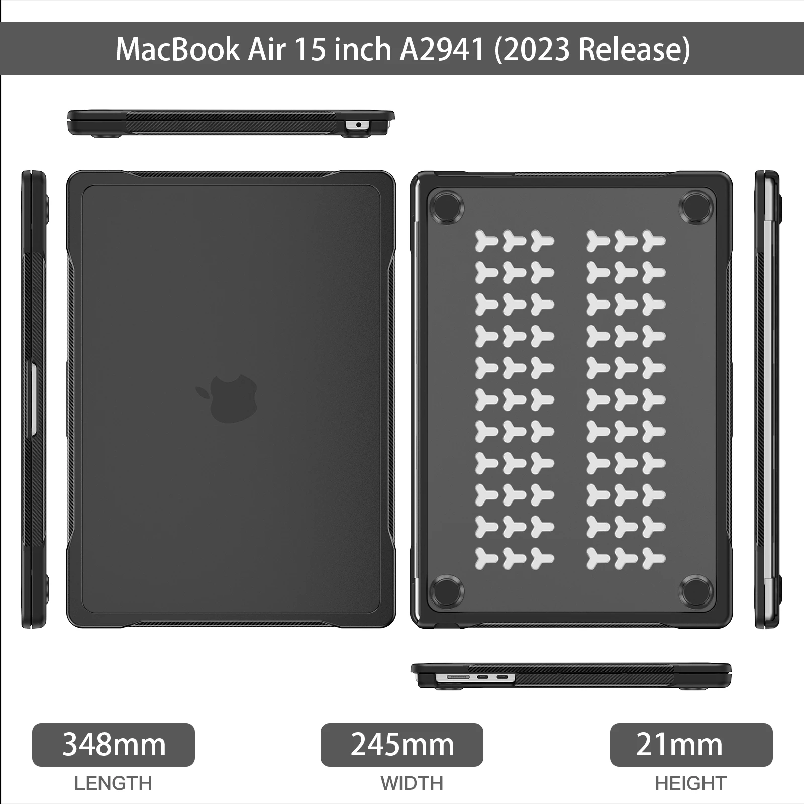Laptop Case For MacBook Air 13 Case 2023 MacBook Pro 14 16  inch Case for Air M1 M2 Case for Pro 13 Inch Cover for Pro Air