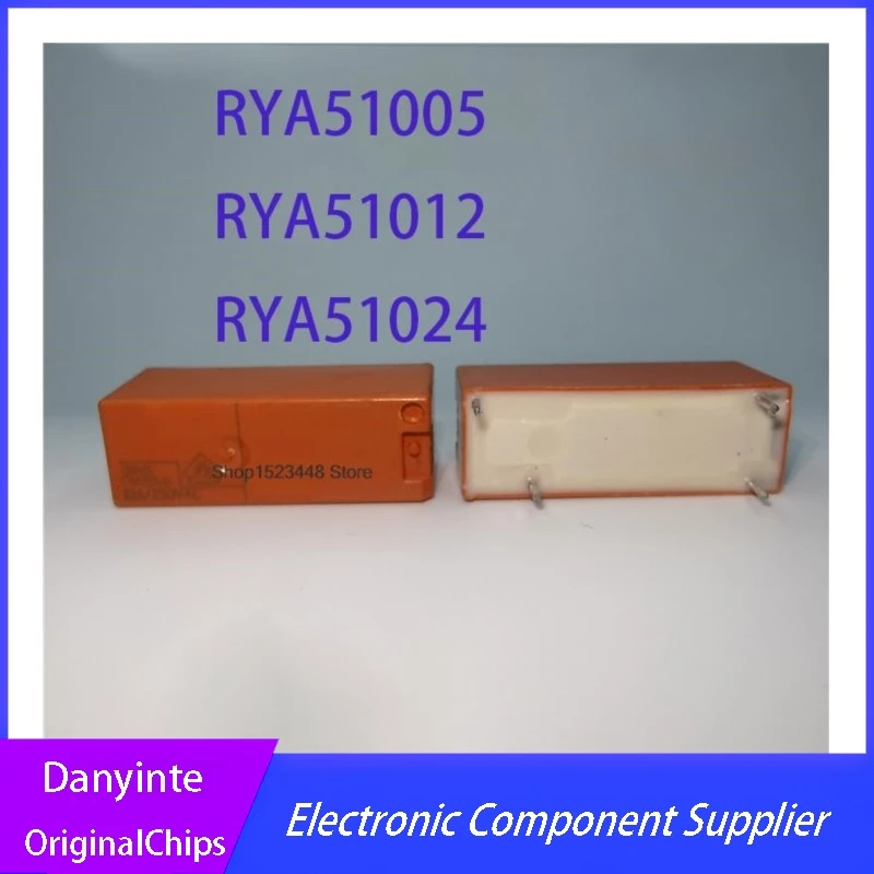 New 10Pcs/lot   RYA51005 5VDC RYA51012 12VDC RYA51024 24VDC  4-PINS
