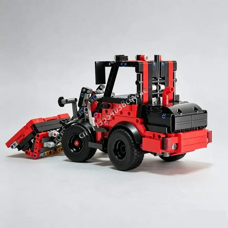 797 PCS MOC Front Loader Vehicle Model Engineering Construction Truck Custom Creative Assembly Building Blocks Collectible Gifts