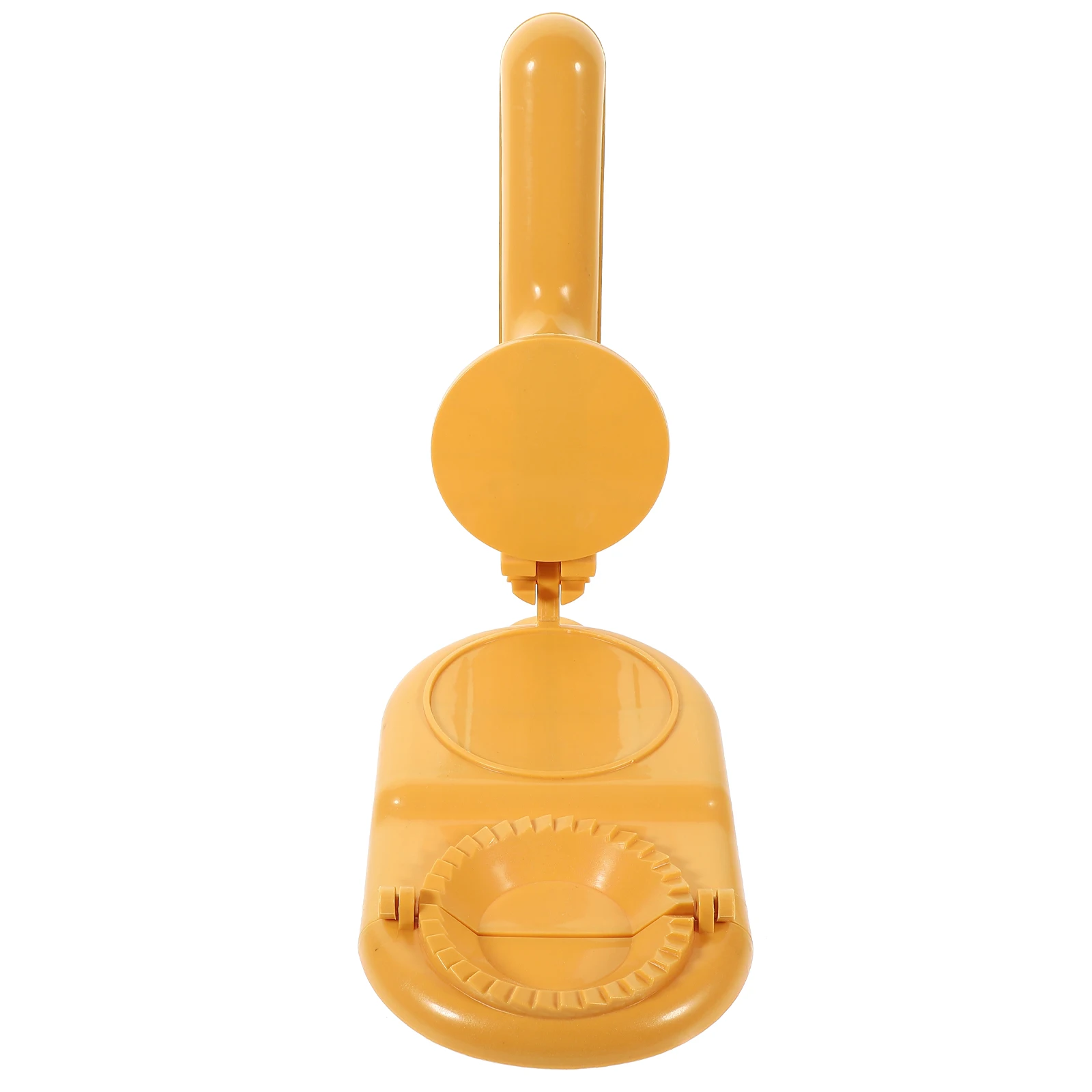 

Yellow 2in1 Maker Rolling 1 Dumpling Maker Dough Tool Press Wrappers Stuffed Bun Mold Kitchen Gadget NonSlip H