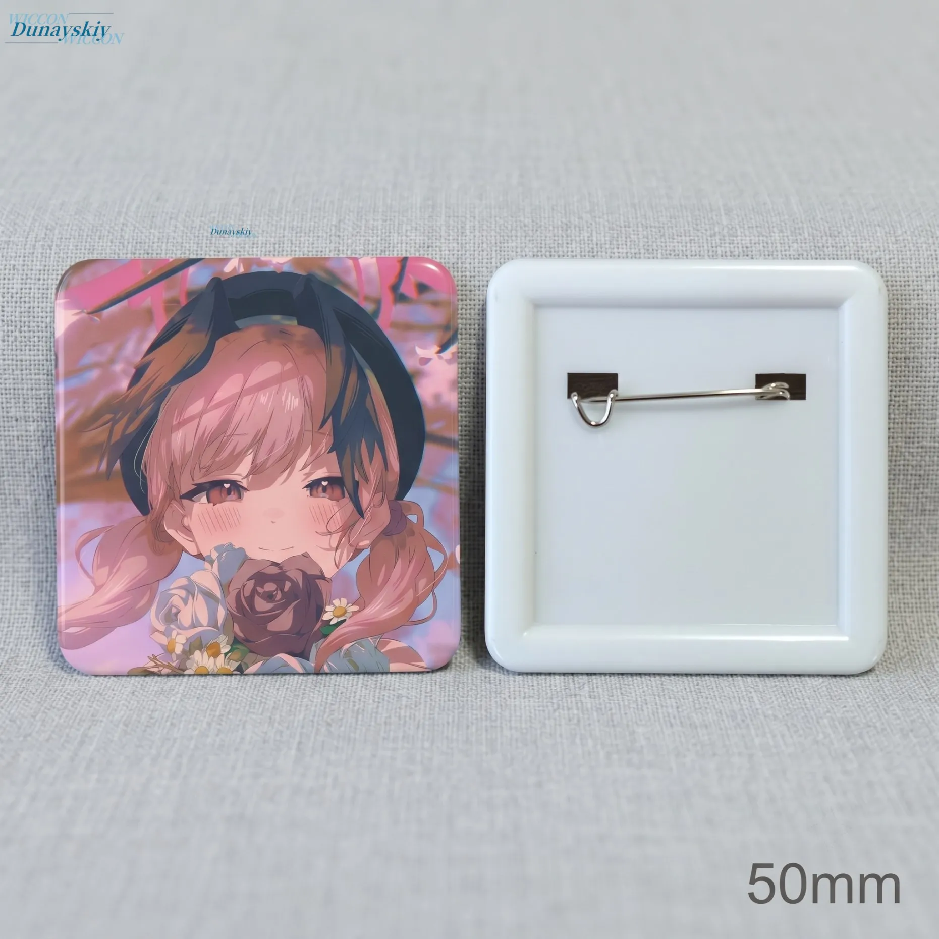 Blue Archive Shimoe Koharu Trinity Badge  Blue Archive Koharu Anime Blue Archive Can Metal Pin Collection Gift Shimoe Koharu