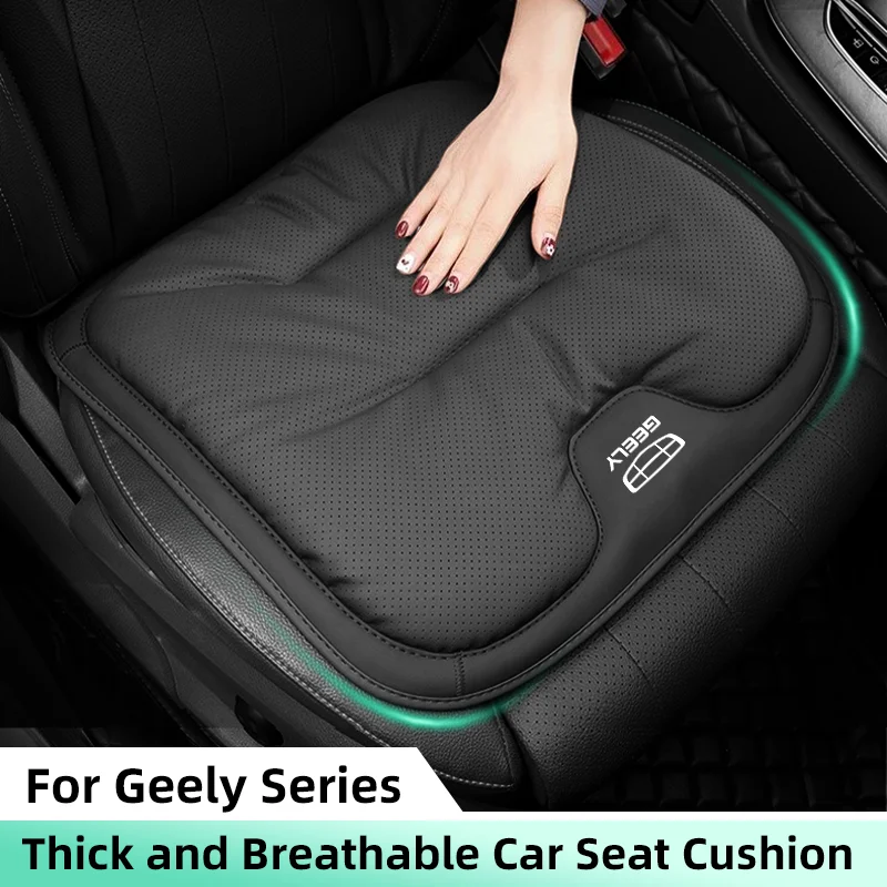 

3D Leather Car Seat Cover For Geely Atlas Coolray Emgrand EC7 EC8 EX7 CK2 Thicken and Soft Auto Seat Cushion Chair Protector Pad