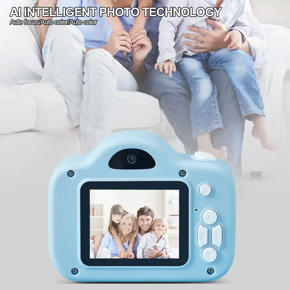 1080P HD Single Camera Video Camera Mini Kids Digital Camera Toys 2inch Color Display Cam Children Birthday Gift Outdoor Toys view 4