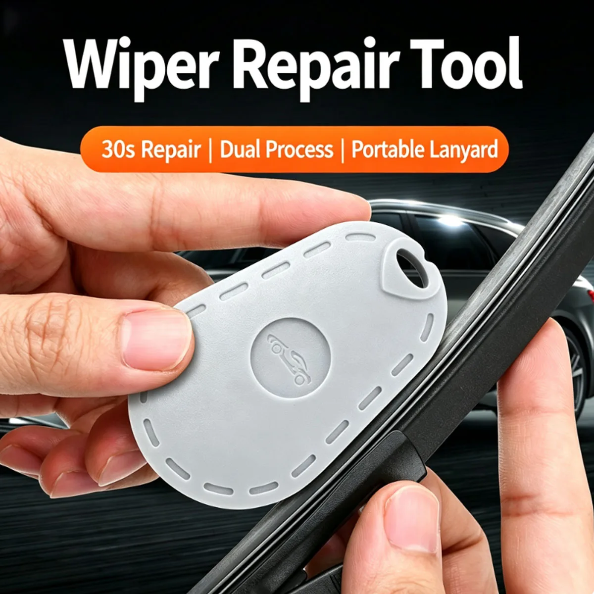 Car Wiper Repair Kit Blade Cleaner Restorer Ergonomic Improves Visibility Extends Life Streak Free Safe
