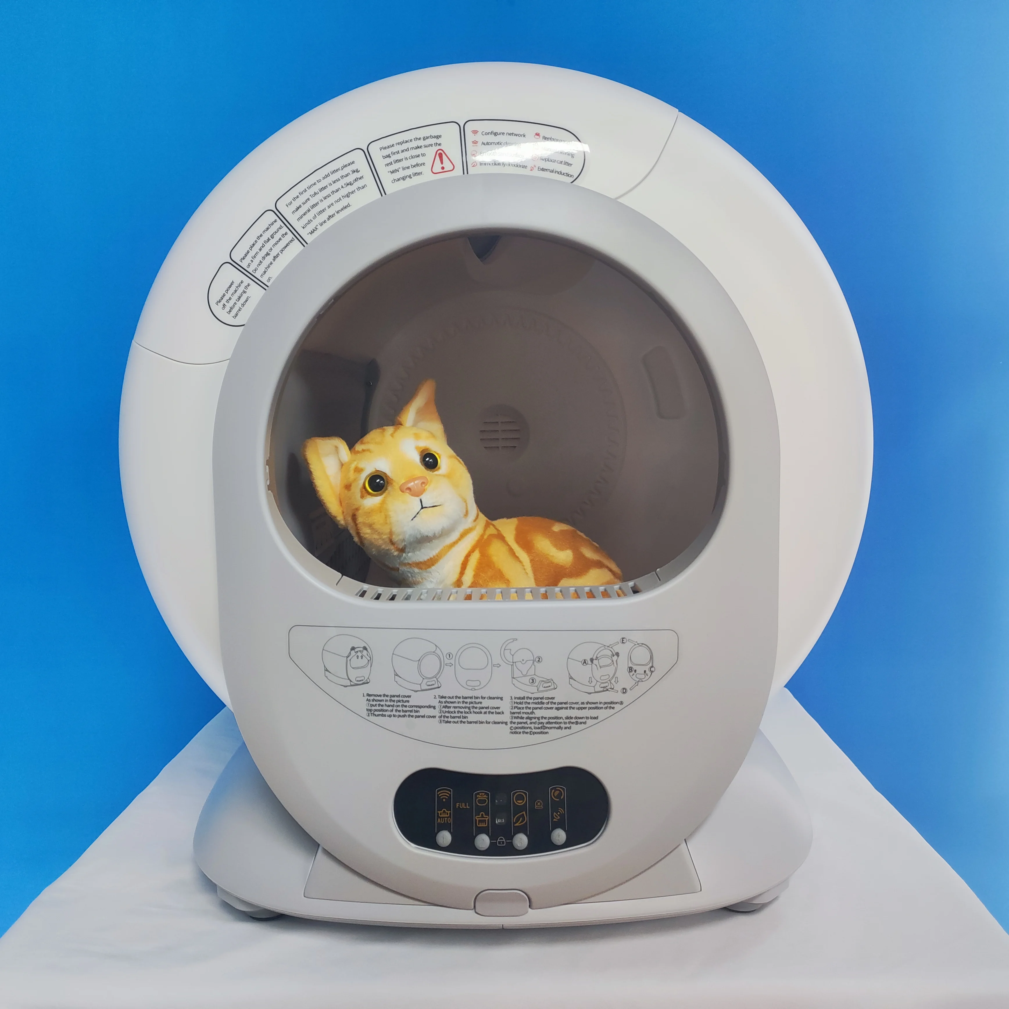 

3.0 New Popular Automatic Cat Litter Box Cat Smart Toilet App Wifi Remote Control Intelligent Cleaning