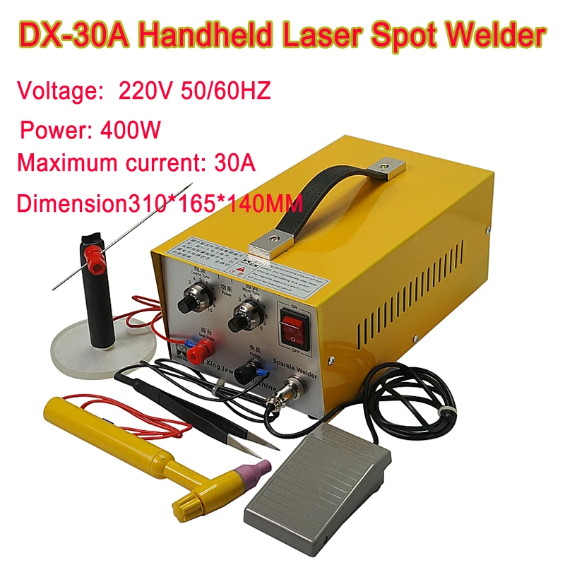 High Quality Model DX-30A Handheld Portable Laser Spot Welder Laser Welding Machine