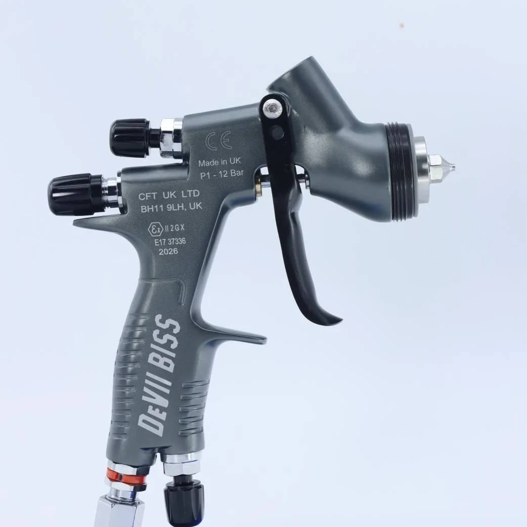 GTl pro LITE 1.3mm Nozzle Spray Gun Gray Mixed Glass Water-Based Air Spray Gun Suitable for DEVlLBLSS