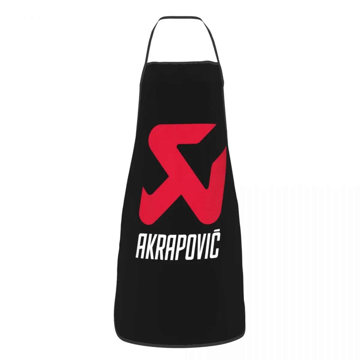 Unisex Akrapovics Motorcycle Racing Bib Apron Adult Women Men Chef Tablier Cuisine for Cooking Kitchen Motorrad Biker Painting