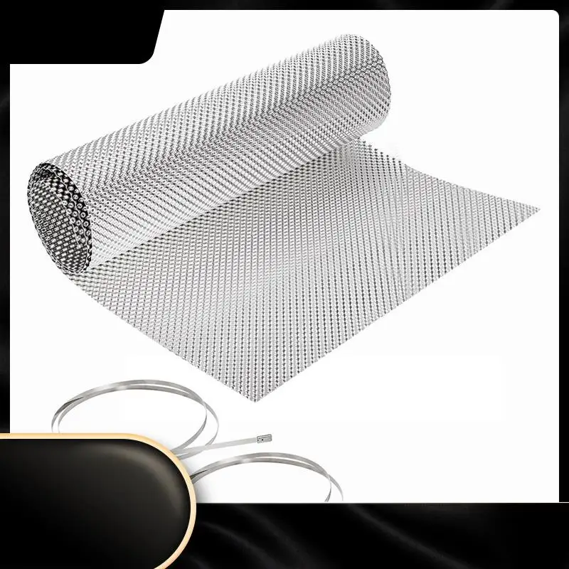 

Exhaust Heat Shield Automotive 16" X 39" Embossed Aluminum Heat Shield Kit For Muffler Exhaust Wrap, Heat Barrier-N29R