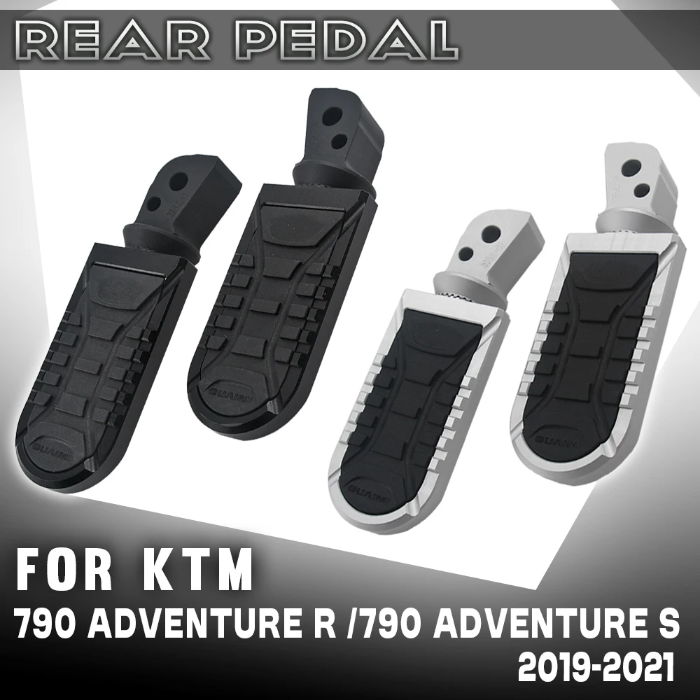 

For KTM 790 ADVENTURE S R 2019 2020 2021 790 Passenger Floorboard Motorcycle Footrests Foot Pegs Rests Motorbike Rear Footpegs