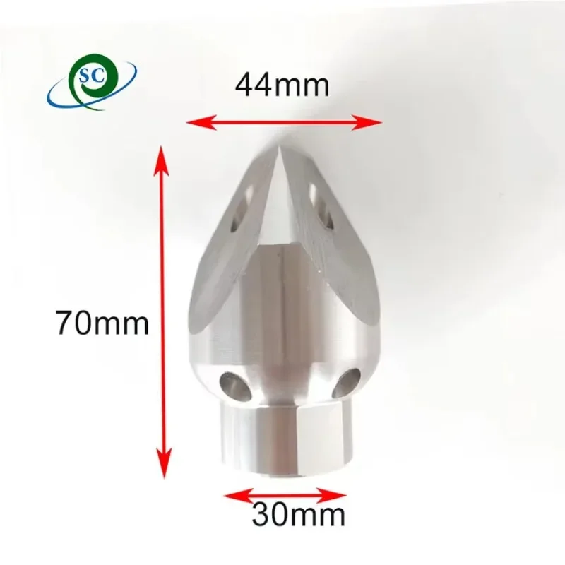 

New 15 Degree Pipe Cleaning Pierce Nozzle High Pressure Sewer Washing Jetter