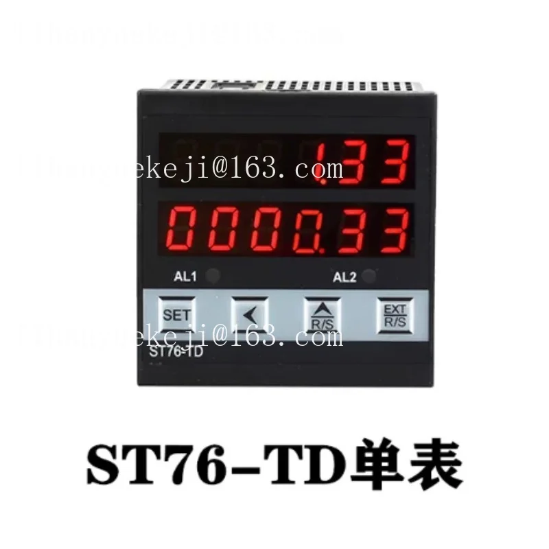 Metre counter High precision roller type linear speedometer Electronic digital encoder Tachometer ST76TD