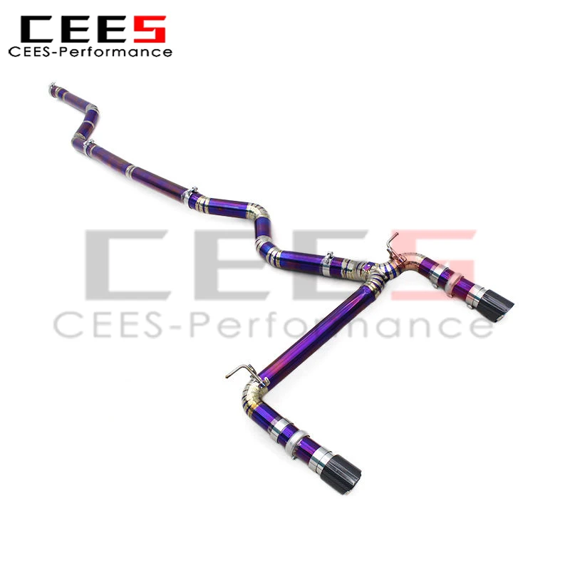

Выхлопные трубы CEES Straight для BMW 435i/440i F32/F33/F36 3.0T 2014-2020, 1.2 мм, без клапанов, для трековых гоночных систем