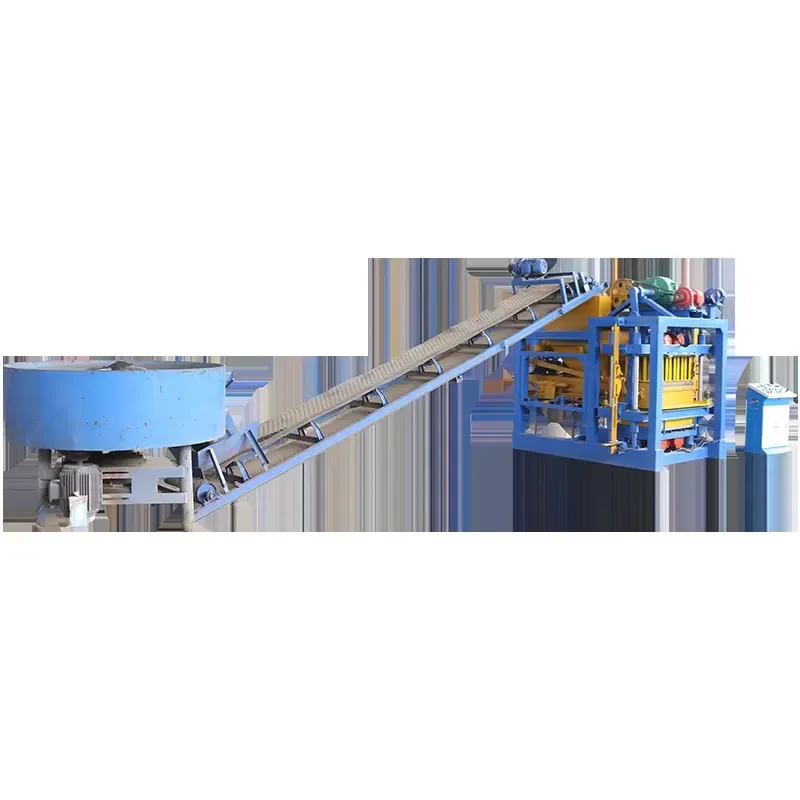 QTJ4-28 Automatic Concrete Block Machine Brick Making Machinery
