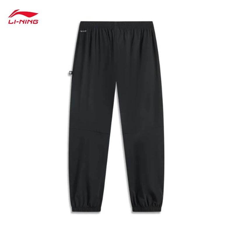 LI-NING BADFIVE Calça esportiva masculina com amarração de pés, gelo, confortável, absorção de umidade, solta AYKV511