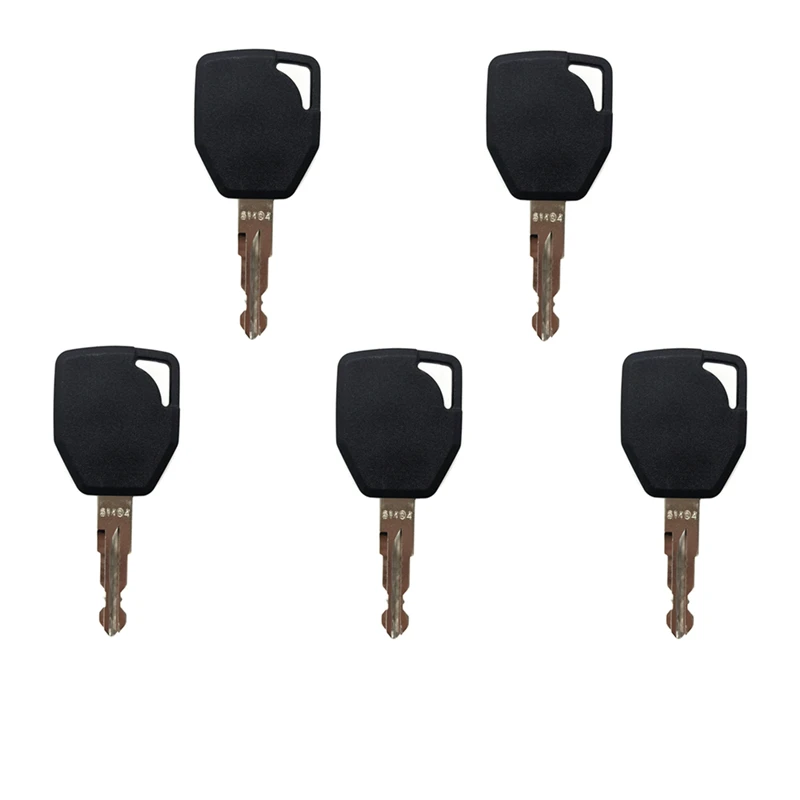 

5 Pcs Ignition Key 81404 Fit For Terex JCB Fermec Backhoe Start Switch Heavy Equipment