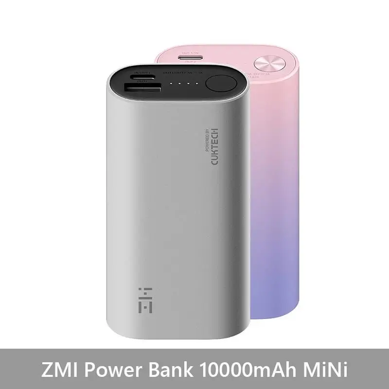 New! 10000mAh MINI Power Bank QB818 Two-way Fast Charging 30W MAX Small Size High Capacity Support Low Current Charging