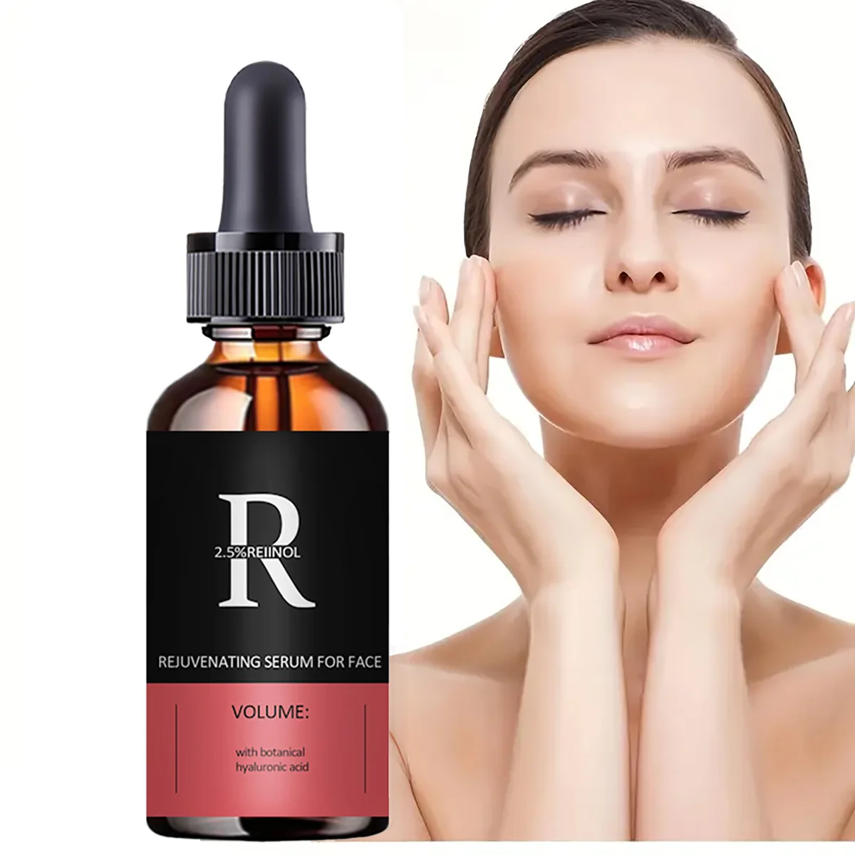 Retinol Facial Serum Organic Whitening Anti-Aging Wrinkle Essence Face Skin Care Vitamin Hyaluronic Acid Moisturizing