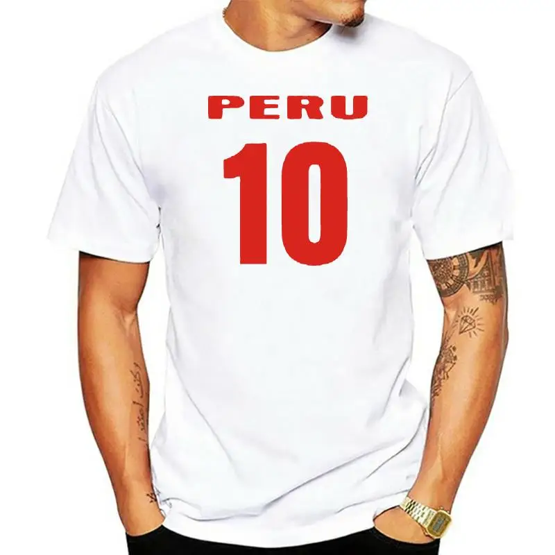 Hot sale Free shipping T-Shirt PERU Lander Flagshirt mit Ruckennummer