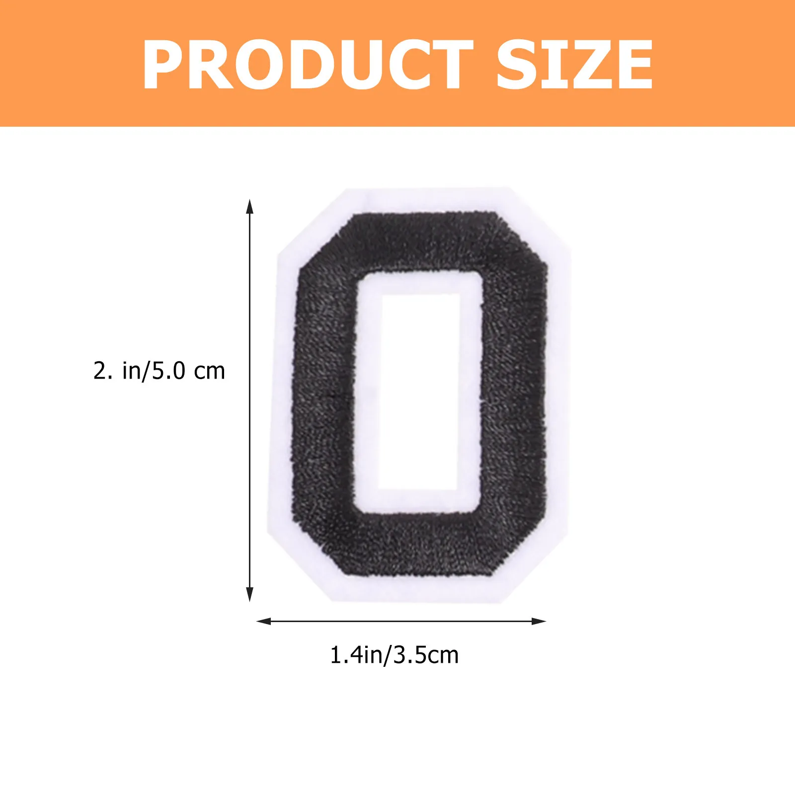 2Sets Premium Non-Woven Self-Adhesive Number Stickers 0-9 for T-Shirts Football Jerseys Helmets Pants Sports DIY Clothing Decor