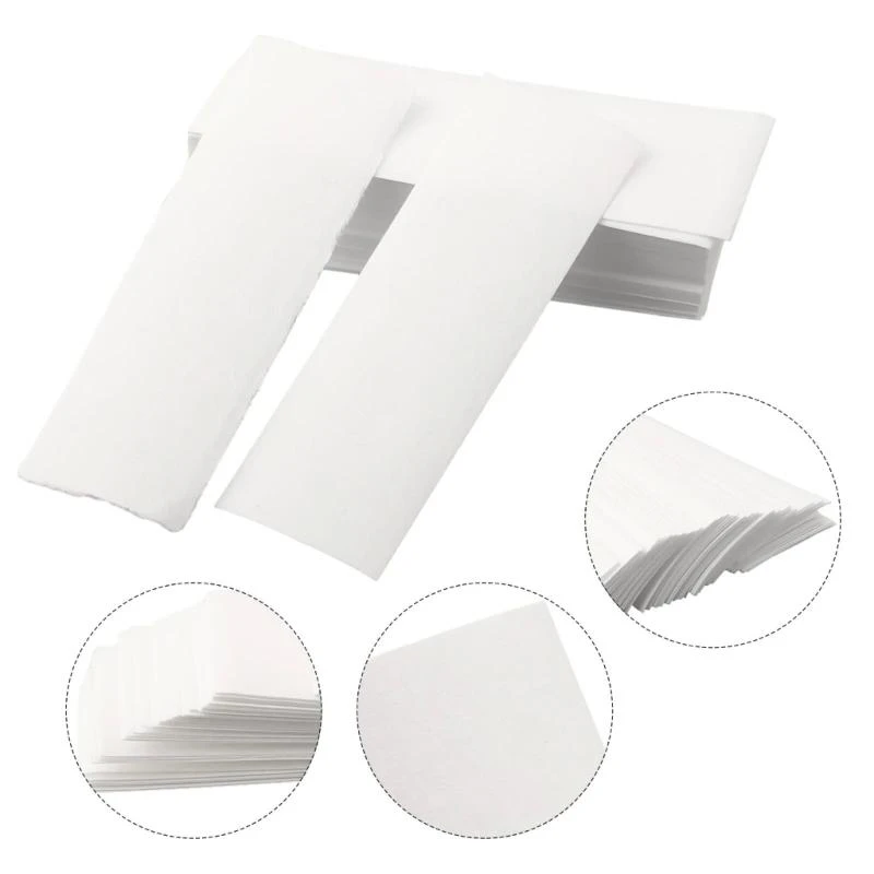 100pcs Saxophone Cleaning Paper Flute Saxophone Clarinet Button Absorbent Paper Drying Absorbent Cleaner Papers
