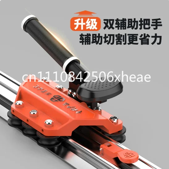 300cm  manual large ceramic tile track pusher, three-edged wheel alloy cutter head tile cutting