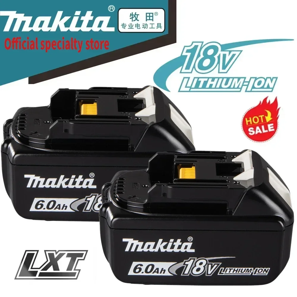 

100% Original Makita 6Ah/5Ah/3Ah for Makita 18V Battery BL1830B BL1850B BL1850 BL1840 BL1860 BL1815 Replacement Lithium Battery