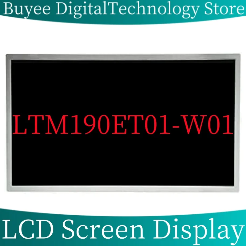 Original 19'' LTM190ET01-W01 LCD Screen Panel LTM190ET01 W01 LCD Display Panel Monitor All In One Replacement