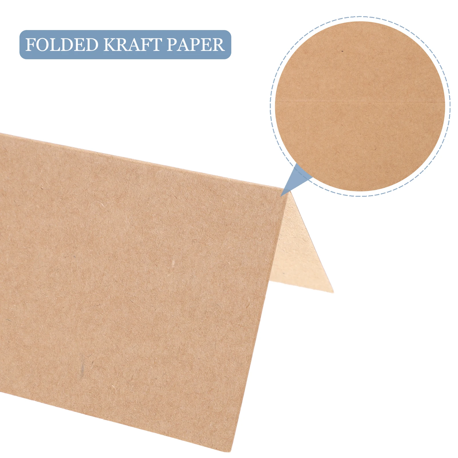 

35pcs 35 Sheets Kraft Paper Card Stock Greeting Cards Business Personal Buffet Labels Table Numbers Retro Style