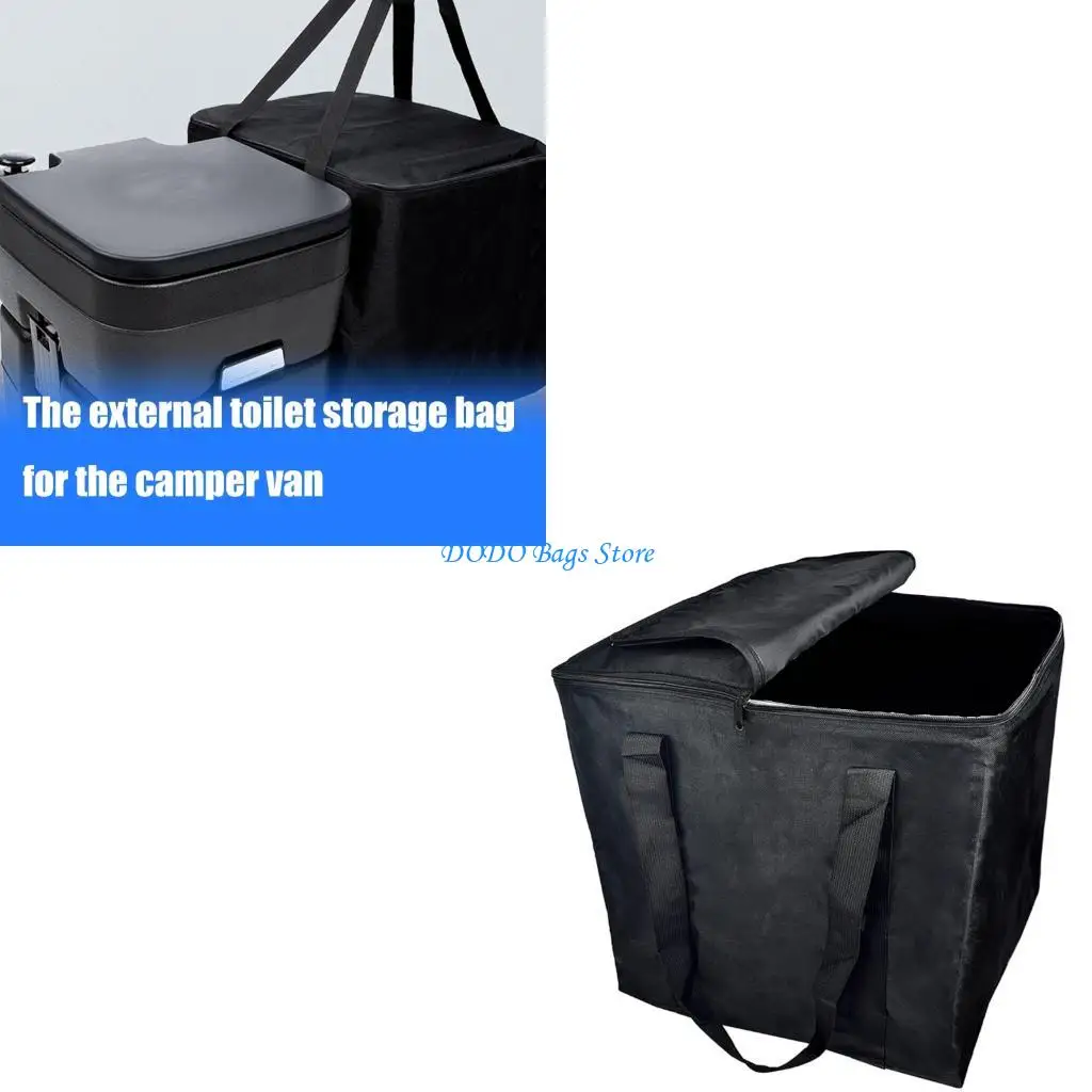 

Сумка для переноски туалета, дорожная сумка для туалета, портативный органайзер для хранения туалета, простая в использовании