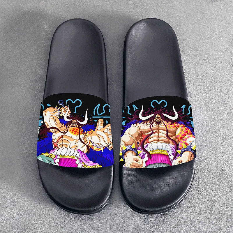 

Summer Sandals Slippers Anime ONE PIECE Kaidou Cosplay Slippers Cute Cartoon Shoes For Men Women Unisex Halloween Gift