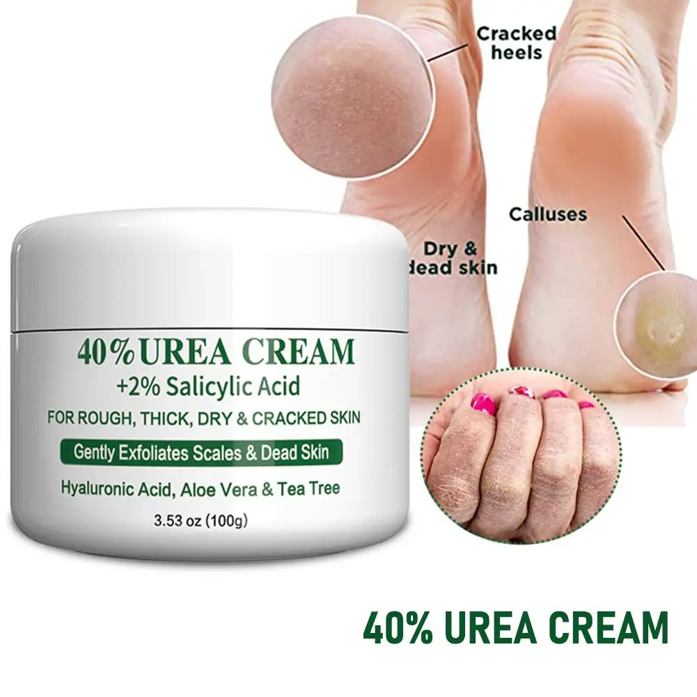 Body 42% Urea Cream Dry Heels Crack Foot Cream Feet Hand Cracked Repair Treatment Moisturizing Callus Dead Skin Remove Foot Care