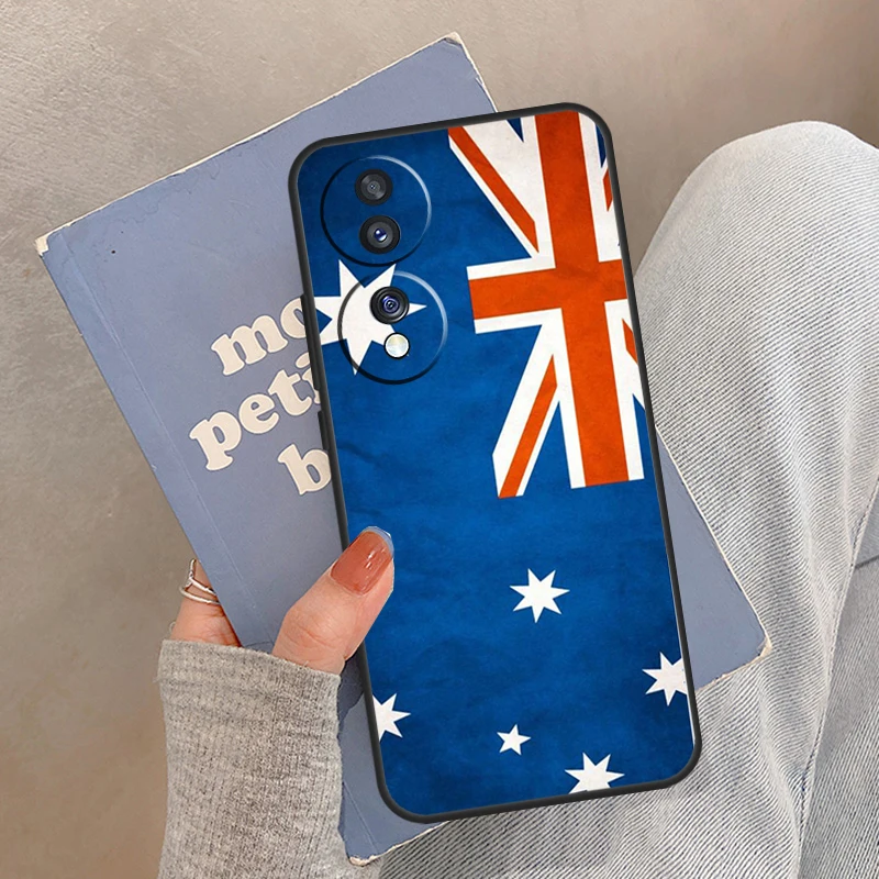 Australia Flag Funda For Huawei Honor 70 50 X7 X8 X9a Magic5 Pro P20 P30 P40 Lite P Smart 2021 Nova9 Case