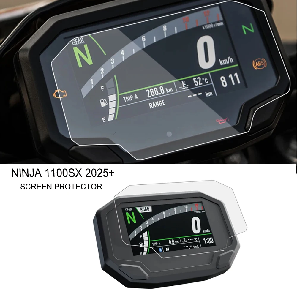 2025+ Ninja 1100SX Accessories Protection Instrument Film For Kawasaki Ninja1100SX Motorcycle Scratch Cluster Screen Dashboard