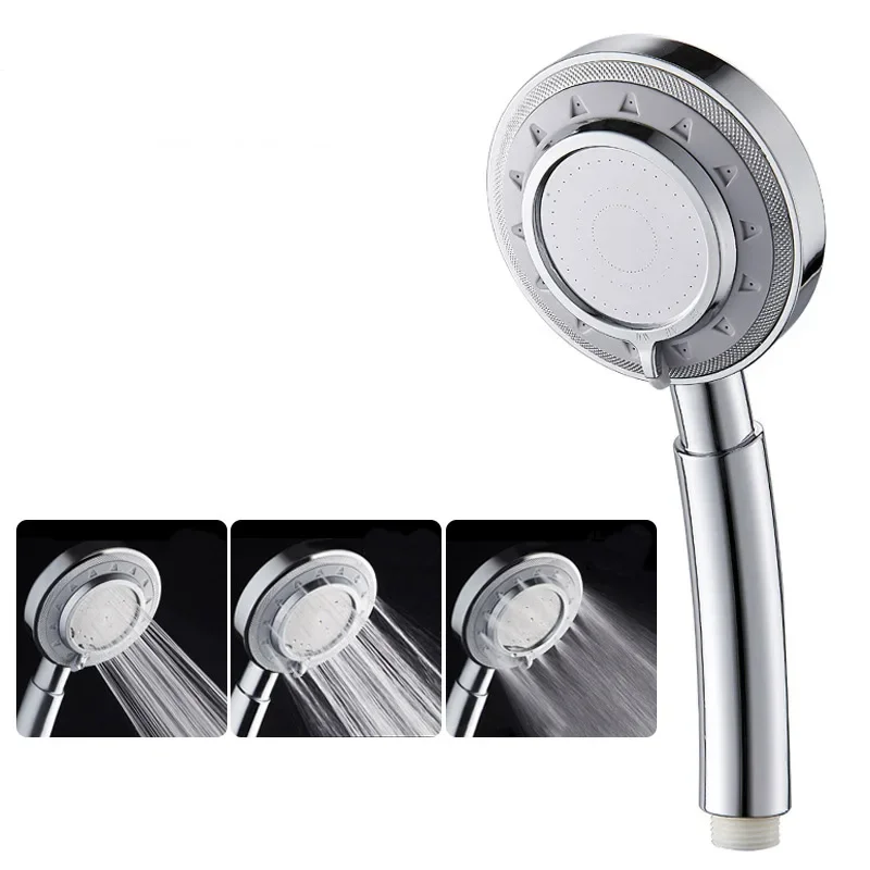 

High Pressure Water Saving 3 Mode Spray Handheld Showerheads Universal ABS Chrome Shower Heads Shower Head