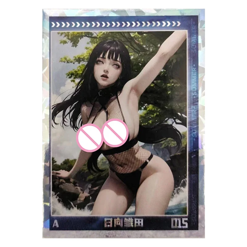 Anime Goddess Story Rare A Refraction Game Collectible Cards Bronya Hu Tao Nami Yuuki Asuna Nezuko Toys for boys Birthday Gifts