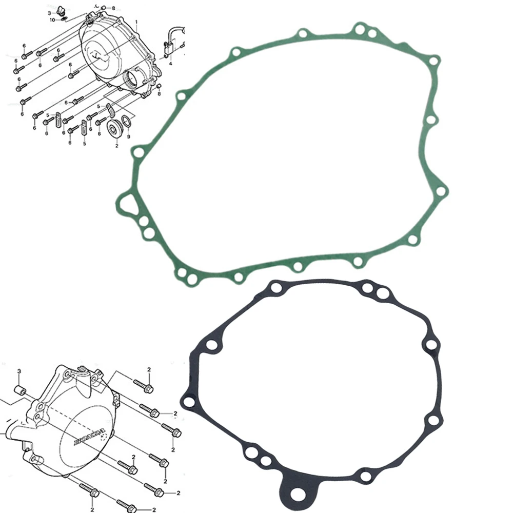 Lopor Motorcycle Cylinder Alternator Clutch Cover Gasket Kits For Honda CBR1000 RR CBR1000RR CBR 1000RR 2004-2007