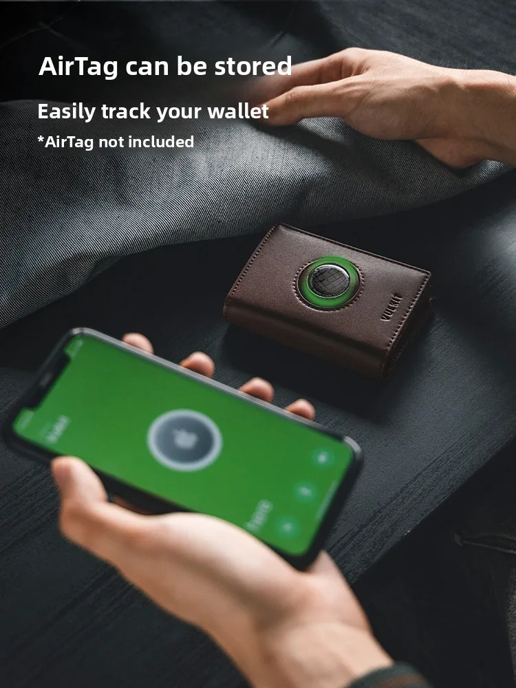 

Vulkit New Anti-Theft RFID Card Holder Wallet Side Pu Elastic Card Box Document Storage Bag Youth Magnetic Bule PU Leather