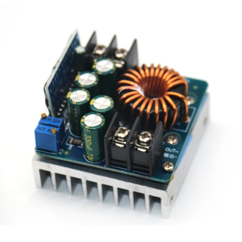 DC-DC 400W High-Power Step Down Buck Converter DC 10V-60V Constant Voltage Constant Current Adjustable-AT93