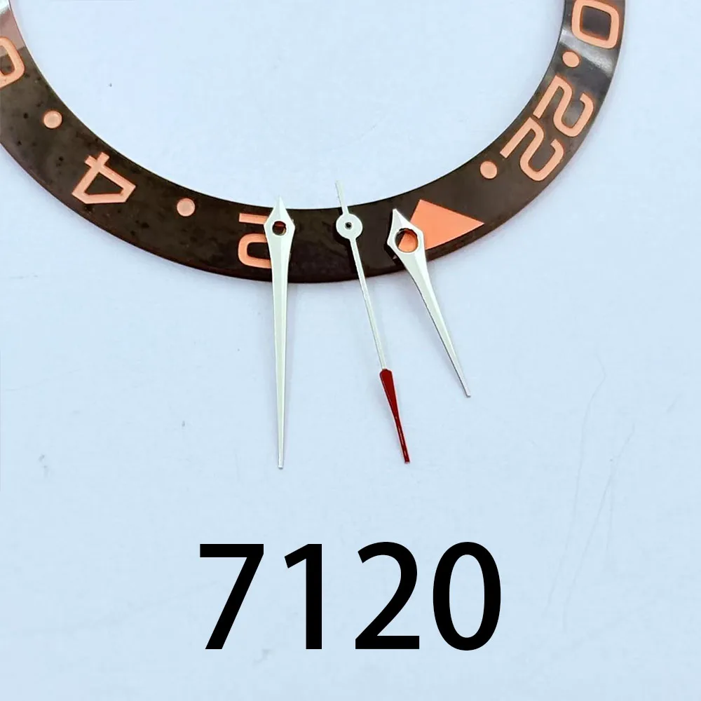 7120 уникальный механизм машины, золотая сталь, розовая игла, три иглы, аксессуары для часов, детали, 1 шт.