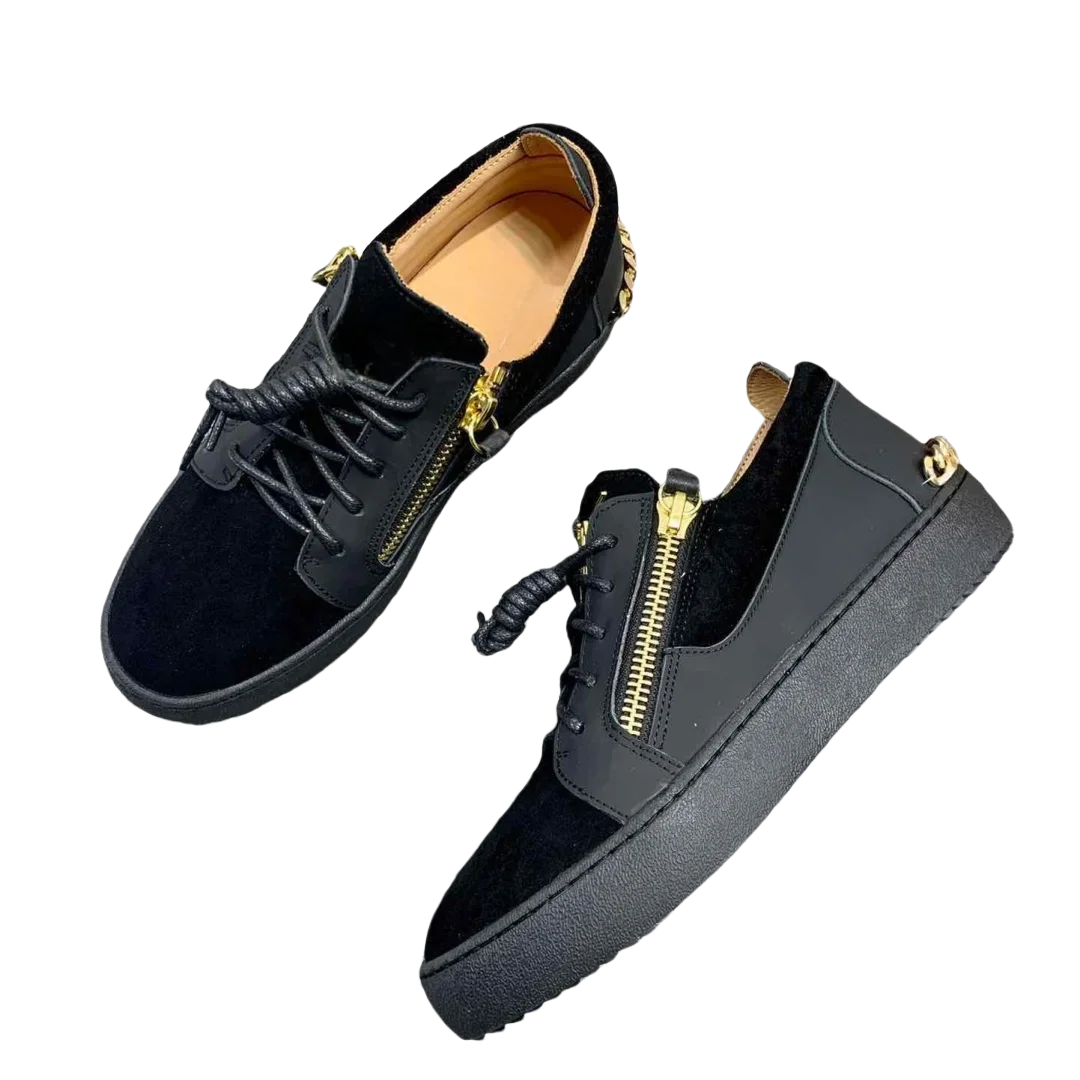 New Fashion Casual Sneakers for Men Brand Designer Women Tennis shoes Luxury Real Leather GZ Loafers Sports shoes 35-48 G0169