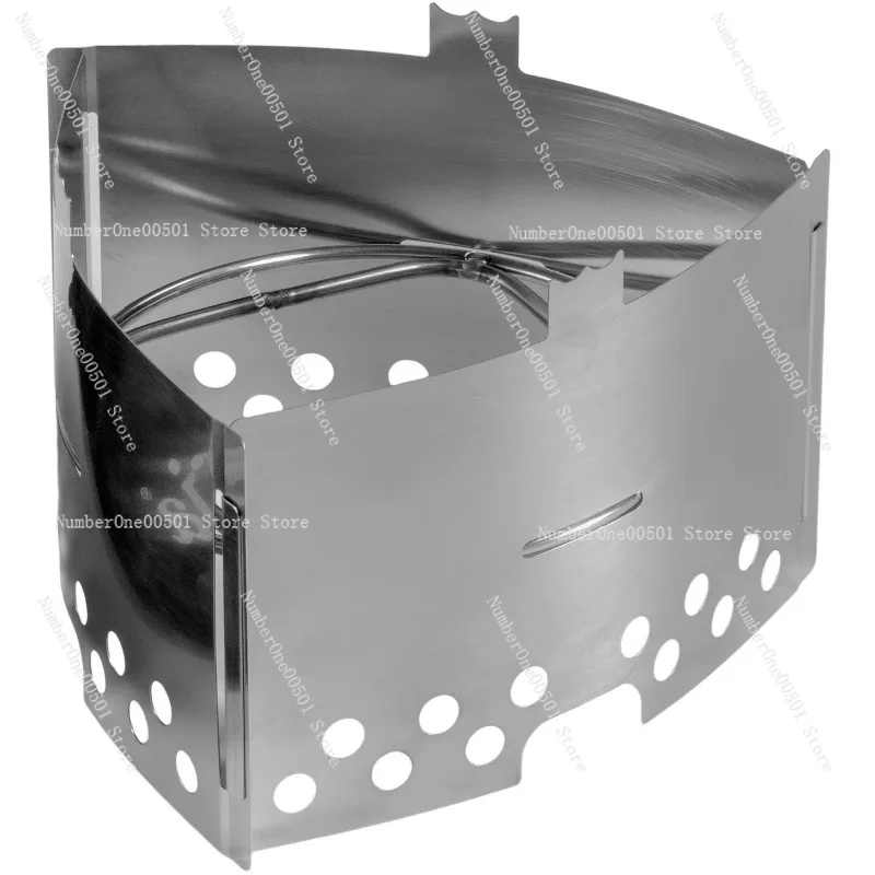 

Многопортовый кронштейн для кемпинга на открытом воздухе, треугольная горелка для спиртового и газового топлива, кронштейн из нержавеющей стали