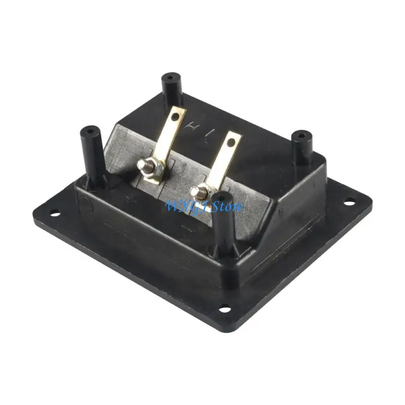 37JE Terminal Cup for Car Audios System Plastic Metal Connector Box Easy Installation