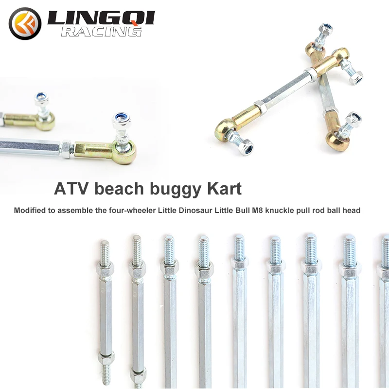 Ling qi 80mm-310mm Spurstangen-Kits passen Kugelgelenk für ATV Vierrad Quad Go Kart ATV Zubehör