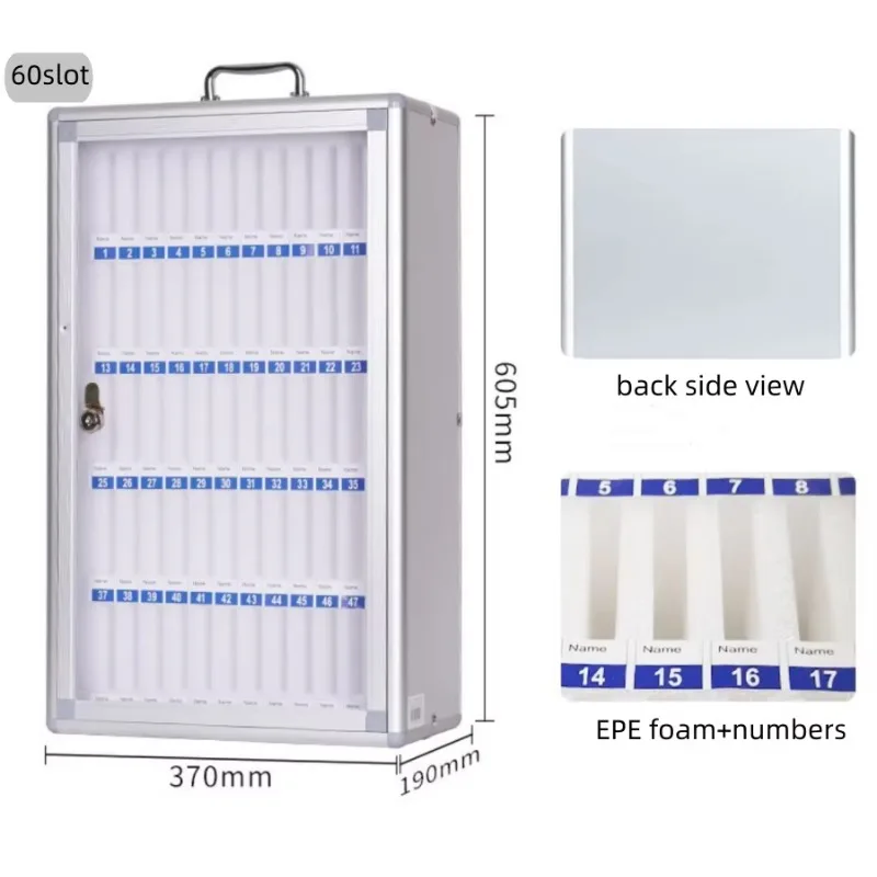 Dedicated 60-slot Employee Mobile Phone Storage Box Mobile Phone Storage Cabinet and Locker Item Organization