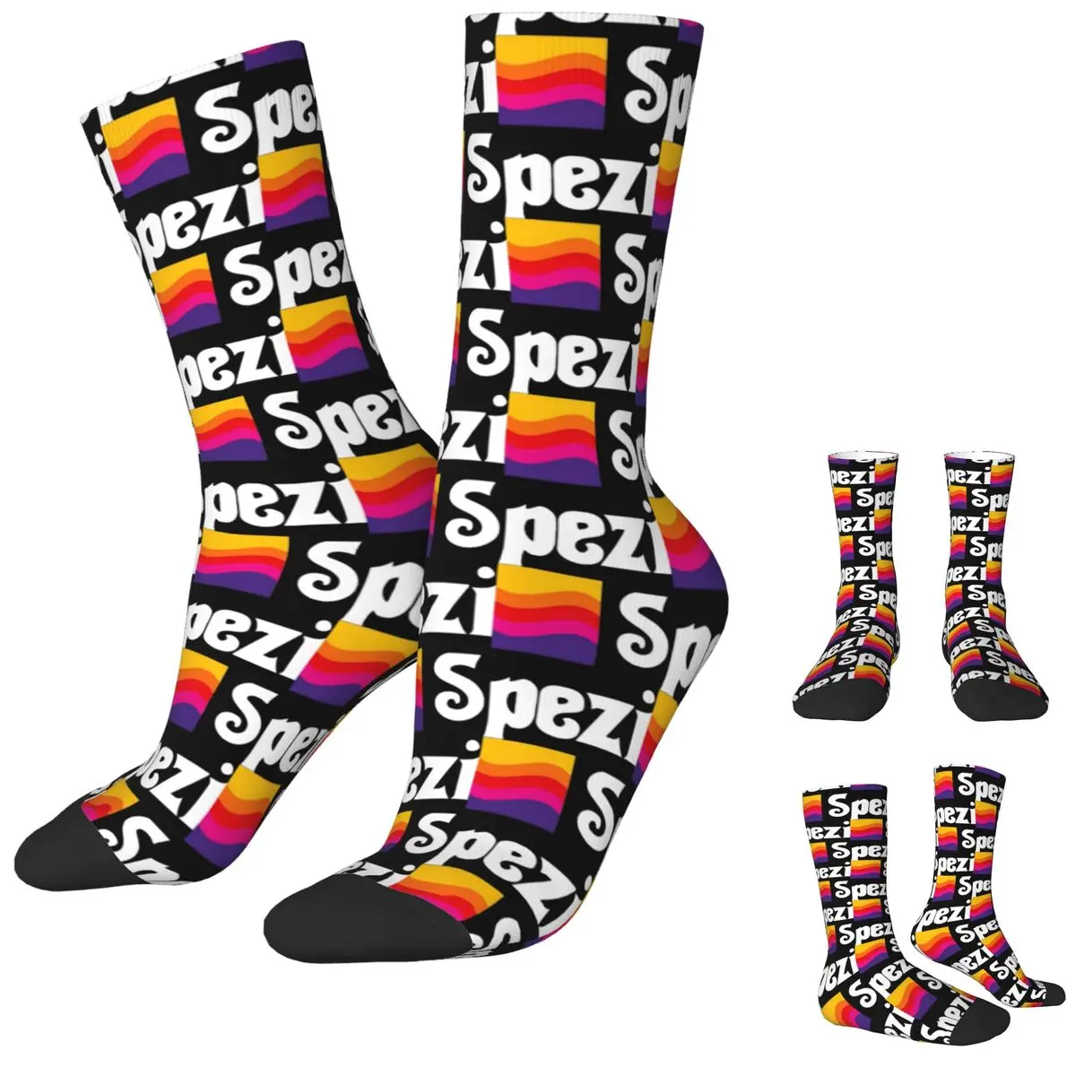 Fashion Men's Socks Casual Paulaner Spezi Munich Sock Retro Beer Drinks Graphic Women's Socks Spring Summer Autumn Winter