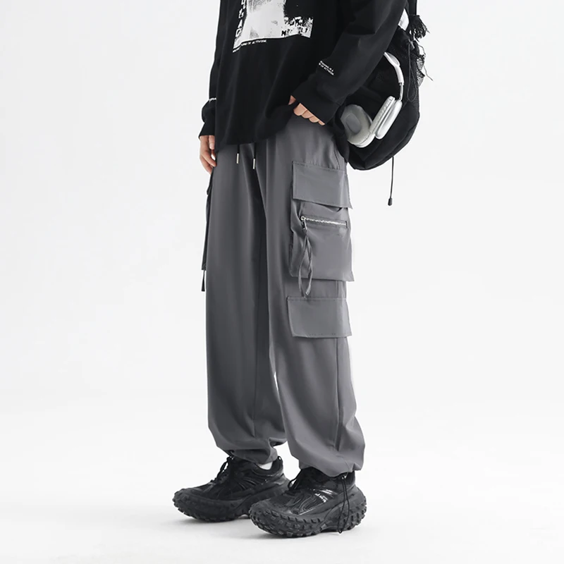 Hip Hop Men‘s Streetwear Pants Men Cargo Pants Jogger Casual Trousers New Multiple Pockets Harem Pants Male Fashion Sweatpants