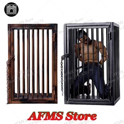MMMTOYS M2413 1/12 Scale Collectible Figure Metal Prison Cage Prisoner Scene Accessory Fit 6inch Mobile Suit Girl Soldier Dolls