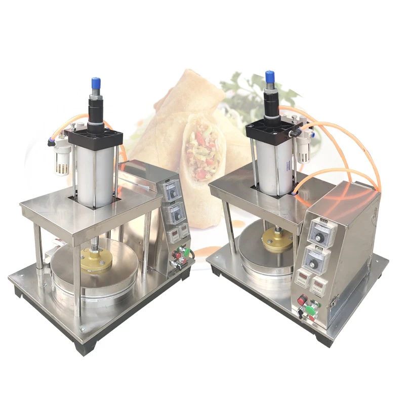 

Pneumatic Pizza Dough Press Machine Tortilla Press Machine Commercial Pastry Pressing Machine Pancake Making Machine