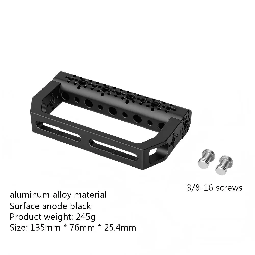 KUANJIE TH-R Universeller Arri-Positionierungs-Top-Griff aus Aluminiumlegierung für Kamerakäfige, Camcorder und Cheese Plates – Detail 16